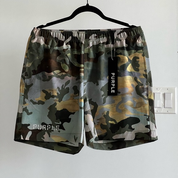 COPY - PURPLE BRAND - Camo shorts - Picture 2 of 8